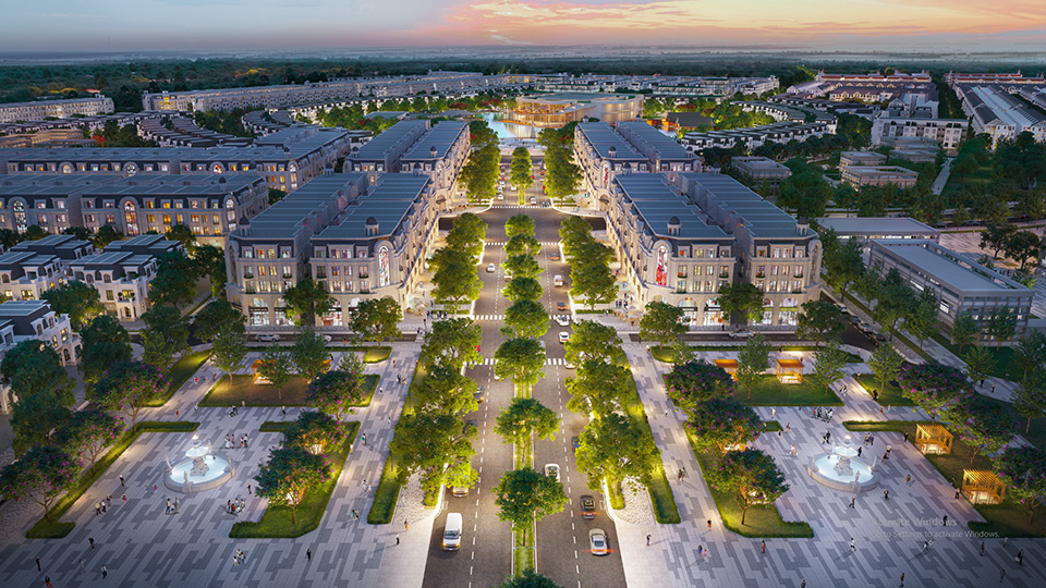 Vỉa hè siêu rộng